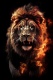 image-angry-lion-flames-wildlife-animals-illustration-generative-ai-2